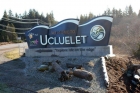Welcome sign in Ucluelet